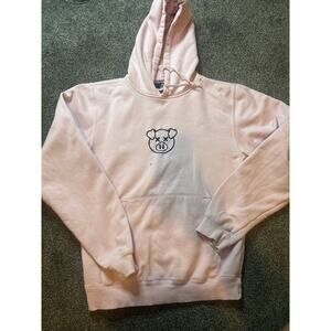 Shane Dawson Emerald pink  Pig Merch Hoodie Pullover Sweatshirt Mens Size S